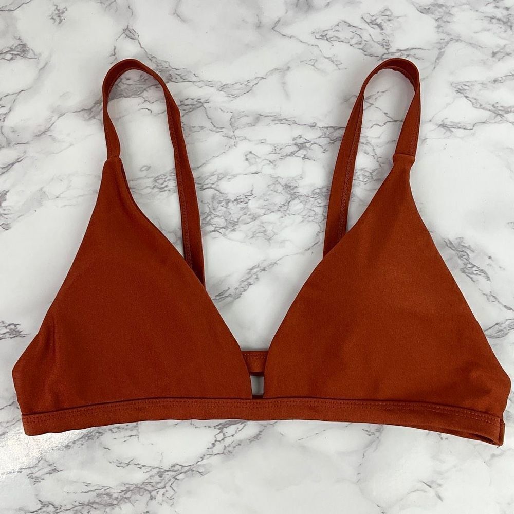 Unbranded Rust Orange Bikini Top XL